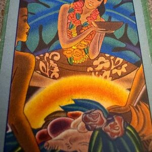 Vintage Hawaiian Themed Playing Cards
